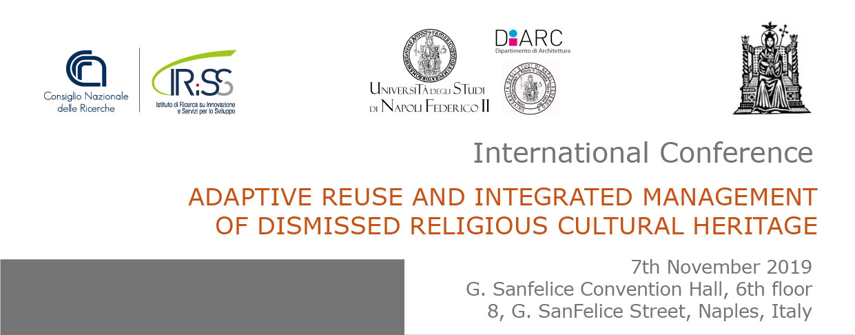 International Conference on “Adaptive reuse and integrated management of dismissed religious cultural heritage”