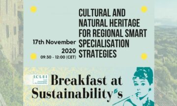 CLIC participation at 35th Breakfast@Sustainability’s on Cultural and Natural Heritage for regional Smart Specialisation Strategies (RIS3)