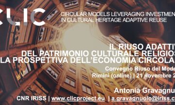 CLIC Participation to the seminars “Riuso del Moderno, 2.  Rimini – Dismissione e riuso dei luoghi di culto”